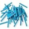 hand2mind Blue Plastic Base Ten Blocks Rods Set Place Value Blocks Counting Cubes Base 10 Math Manipulatives Teacher Supplies for Math Classroom Montessori Math Materials Set of 50