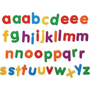 Constructive Playthings 40 pc Set of 2 12 Giant Magnetic Lowercase Letters Including Extra Vowels and Selected Consonants for Ages 3 Years and Up
