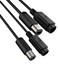 SNLLMZI WiiGamecube Controller Extension Cable for Wii Gamecube GCN 2pack66ft