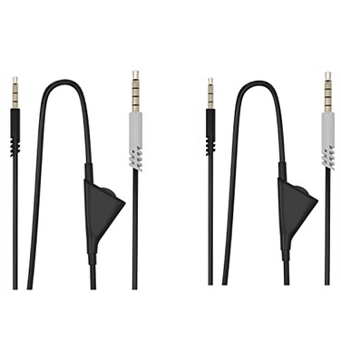 ElloGear Replacement Cable for Astro A10 with Volume Control 2 Pack