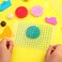 esowemsn 1PC Acrylic Sheet Backing Board with Grid Clay Pottery Craft Tool for Shaping and Sculpting Handmade DIY Tool Accessories