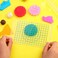 esowemsn 1PC Acrylic Sheet Backing Board with Grid Clay Pottery Craft Tool for Shaping and Sculpting Handmade DIY Tool Accessories