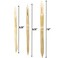 AUEAR 3 Pack Bamboo Double Head Pointed Stylus Pen Reed Pens Pottery Ceramic Shaping Tools Polymer Clay Tool