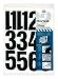 Chartpak SelfAdhesive Vinyl Numbers 4 High Black 23 Per Pack 01193