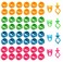 HimaPro Silicone Thread Spool Savers 48 Huggers 4 Bobbin Clamps and 4 Bobbin Holders Prevent Thread Tails from Unwinding No More Loose Ends