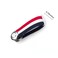 ERCRYSTO Compact Key Holder Stylish Practical Pocket Key Organizer With Secure Locking Mechanism RedWhiteBlue