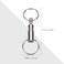 Onwon 2 Pieces Quick Release Keychain Detachable Pull Apart Key Rings Keychains Removable Handy Keying Double Spring Split Snap Seperate Chain Lock Holder Convenient Accessory