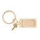 Oventure Silver Confetti Silicone ID Badge Holder Glitter Lanyard ID Case with Clear Window Split Ring Card Holder for Teachers Nurses Students