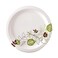 Dixie Pathways SoakProof Shield Mediumweight Paper Plates Wisesize 688 Dia Greenburgundy 125pack
