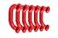 Learning Loft 6 Pack Red Toobaloo Auditory Feedback Phone Accelerate Reading Fluency Comprehension and Pronunciation with a Reading Phone