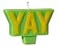 Papyrus Birthday Candle Topper Yay 1Count