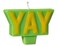 Papyrus Birthday Candle Topper Yay 1Count