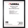 Lorell Solid Wood Poster Frame 22 x 28 49222 Black