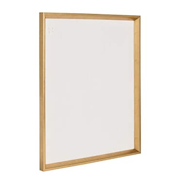 Kate and Laurel Calter Framed Linen Fabric Pinboard 215x275 Gold