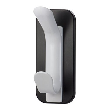 Officemate Magnet Plus Magnetic Double Coat Hook BlackWhite 92522