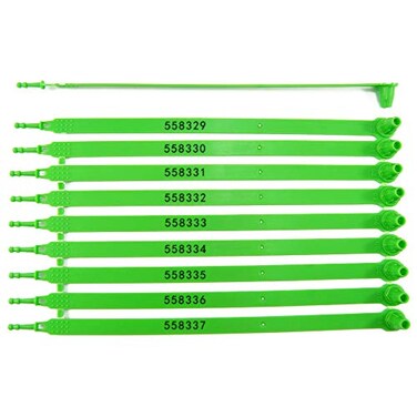 EASY 1000 Plastic Security Tamper Trailer Truck Shipping Container Seals Green