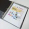 YoeeJob 11 Holes Clear Poly Envelope Binders Pocket Insert with Hook and Loop Closure Letter Size 10 PacksTransparent