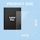 HOUYEE 100 Pack Binding Covers Set 85x11 Inches Including 50 Pcs 8 Mil Clear Binding Covers 50 Pcs 12 Mil Black Sand Plastic
