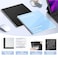HOUYEE 100 Pack Binding Covers Set 85x11 Inches Including 50 Pcs 8 Mil Clear Binding Covers 50 Pcs 12 Mil Black Sand Plastic