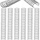 Zonon 6 Pieces Binding Wire Twin Loop Spines Double Loop Binding Wire 1 Inch Cinch Diameter 23 Holes for Teacher Student Document Notebook MakingBlack