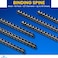 1InTheOffice Comb Binding Spines 85x11 Ring Plastic Binding Comb Black Comb Spines 12 Diameter 50Pack