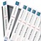 Avery 89103 Binder Spine Inserts1Inch Capacity 40PK White