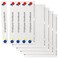 Avery Dennison 89105 Binder Spine Inserts 112Inch Capacity 25PK White