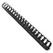 HOUYEE 50 Pack 1 Inch Plastic Binding Comb 19 Ring200 Sheet Capacity Letter Size Black Comb Binding Spines
