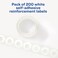 Avery Dispenser Pack Hole Reinforcements 025 Dia White 200Pack 5729