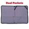 Case it Case It Tablet Binder Accessory Padded Tablet with 3 Steel Grommets fits Any Standard 3 Ring Letter Size BinderMesh Pocket on Front Zipper Closure TBT100 Blue