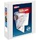 Avery HeavyDuty View 3 Ring Binder 2 One Touch Slant Rings Holds 85 x 11 Paper 1 White Binder 05504