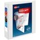 Avery HeavyDuty View 3 Ring Binder 2 One Touch Slant Rings Holds 85 x 11 Paper 1 White Binder 05504