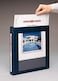 Avery Framed Presentation Non Locking Slant Ring View Binder 12 inch Capacity Navy Blue 68051