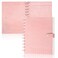 WANGDEFA PU Leather 8511in Discbound Cover And Disc Set with 11 Pcs Discbound Discs 1in Disc Bound Notebook Accessories Discbound Planner Cover Notebook Planner System For officeNot including book Pin
