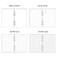 Harphia A5 Planner Inserts Refillable for Filofax Refills6 Ring Binder RefillDotLineGridPlain80 sheets160 Pages for Premium 100 GSM ThicknessA5 559 x 827