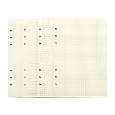 Harphia A5 Planner Inserts Refillable for Filofax Refills6 Ring Binder RefillDotLineGridPlain80 sheets160 Pages for Premium 100 GSM ThicknessA5 559 x 827