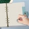 Harphia Grid Square Spiral Notebook RefillA5 Planner Inserts 6 Ring Binder Refill for Filofax 90 pages double sided printed A5 559 x 827Gridsquare