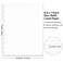 Nokingo Letter Size Discbound Refill Paper Disc Paper for TUL Custom NoteTaking System Discbound Planner Inserts 100 Sheets200 Pages White Disc Lined Arc Papers Refills 85 x 11 IN