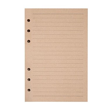 MALEDEN Refills Lined Paper Refillable A6 Paper for 5x7 Journal Notebook Inserts 200 Lined Pages