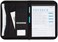 SMEAD Smead Nylon Covered Pad Folio Zipper Closure Letter Size Black Includes Lined Notepad 85845