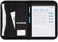 SMEAD Smead Nylon Covered Pad Folio Zipper Closure Letter Size Black Includes Lined Notepad 85845