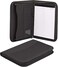 SMEAD Smead Nylon Covered Pad Folio Zipper Closure Letter Size Black Includes Lined Notepad 85845