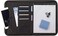 SMEAD Smead Nylon Covered Pad Folio Zipper Closure Letter Size Black Includes Lined Notepad 85845