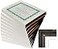 Walnut Grove Slidein Certificate Plaque and Document Holder 10 PackBlack Marble