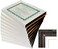 Walnut Grove Slidein Certificate Plaque and Document Holder 10 PackBlack Marble