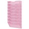 EasyPAG 8 Pocket Mesh Wall File Organizer Hanging Paper Folder Holder with Classify Label Vertical Wall Mount Mail Organizer for Office Home Classroom Pink
