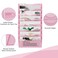 EasyPAG 8 Pocket Mesh Wall File Organizer Hanging Paper Folder Holder with Classify Label Vertical Wall Mount Mail Organizer for Office Home Classroom Pink
