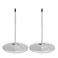 TONOS Receipt Holder Receipt Spike for Resturaunt Stainless Steel Bill Fork Check Spindle Memo Holder Spike with Solid HeavyDuty Base 2 Pack