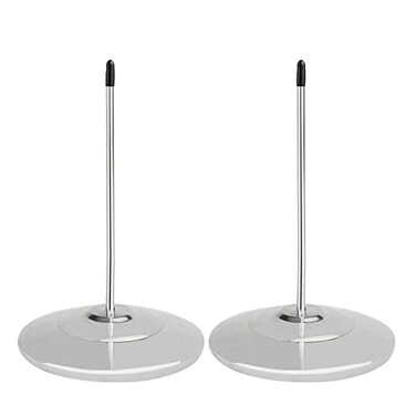 TONOS Receipt Holder Receipt Spike for Resturaunt Stainless Steel Bill Fork Check Spindle Memo Holder Spike with Solid HeavyDuty Base 2 Pack