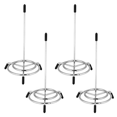Doweboter 4PCS Check Spindle Receipt Holder Spike Stainless Steel Bill Fork Memo Holder Spike